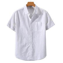 Jonney's Heritage Linen-Cotton Shirt – Monaco (Short-Sleeve)